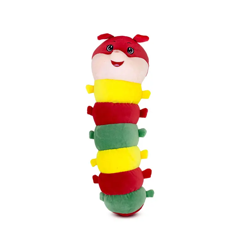 Oruga De Peluche Color Rojo 2