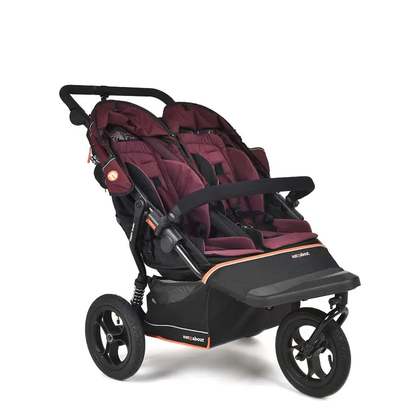 Out N About Double Nipper V6 In Brambleberry Red 2