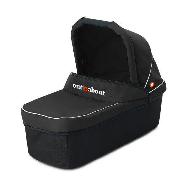 Out N About Nipper Double Carrycot In Summit Black 1