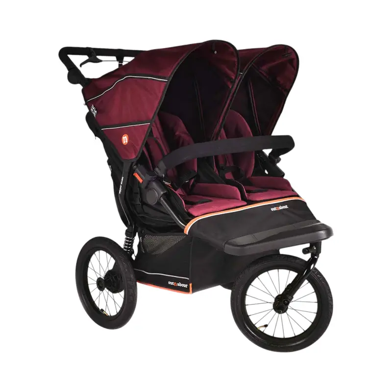 Out N About Nipper Double V6 Plus In Brambleberry Red 1