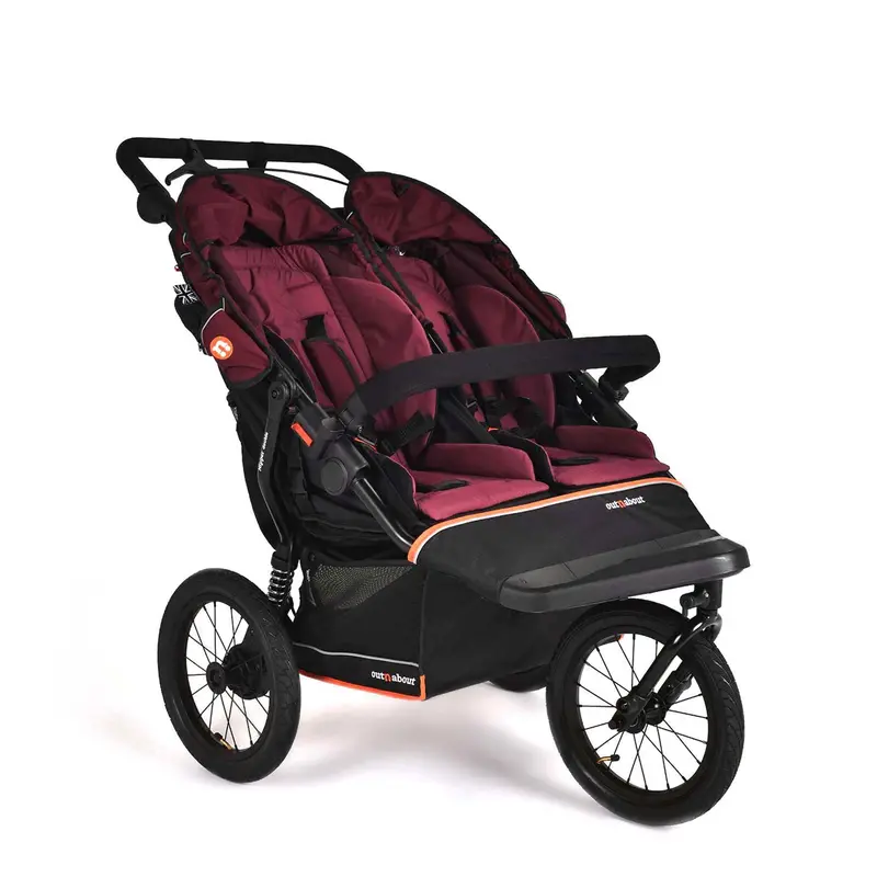 Out N About Nipper Double V6 Plus In Brambleberry Red 2