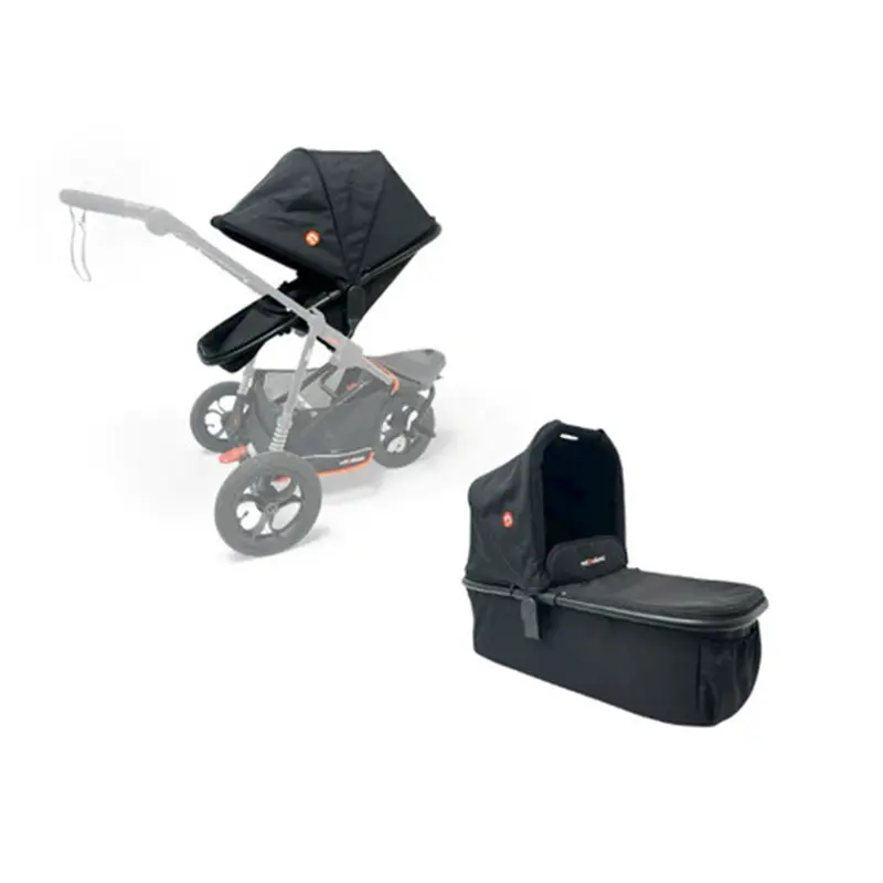 Out N About Nipper Switch - 2 In 1 Carrycot & Parent-Facing Seat In Black 1
