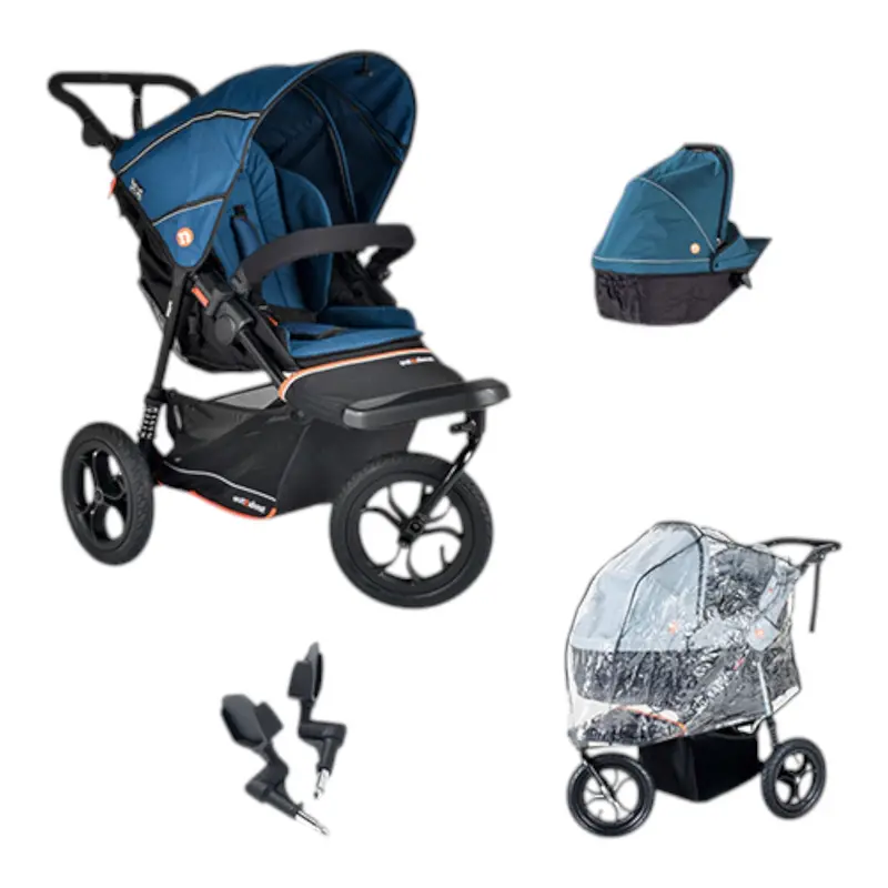 Out N About Nipper V6 Newborn Bundle In Highland Blue 1