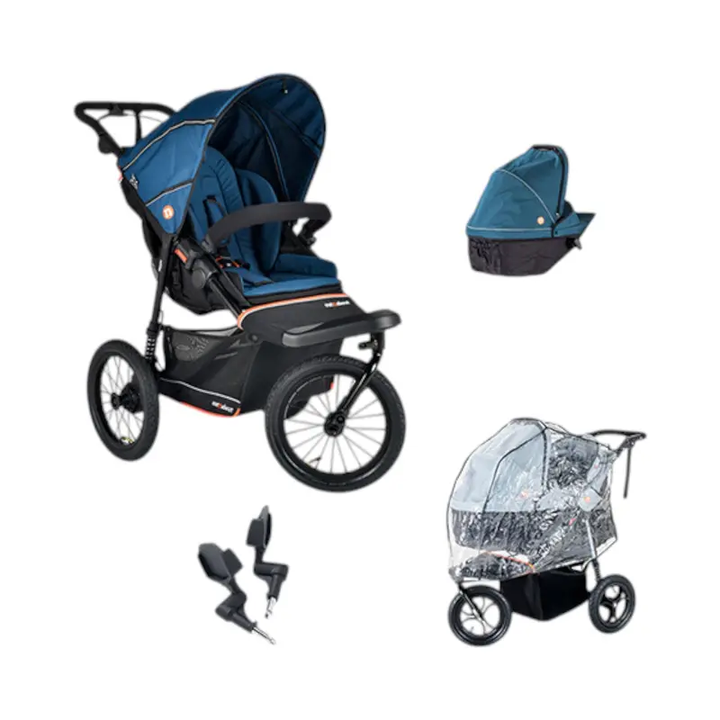 Out N About Nipper V6 Plus Newborn Bundle In Highland Blue 1