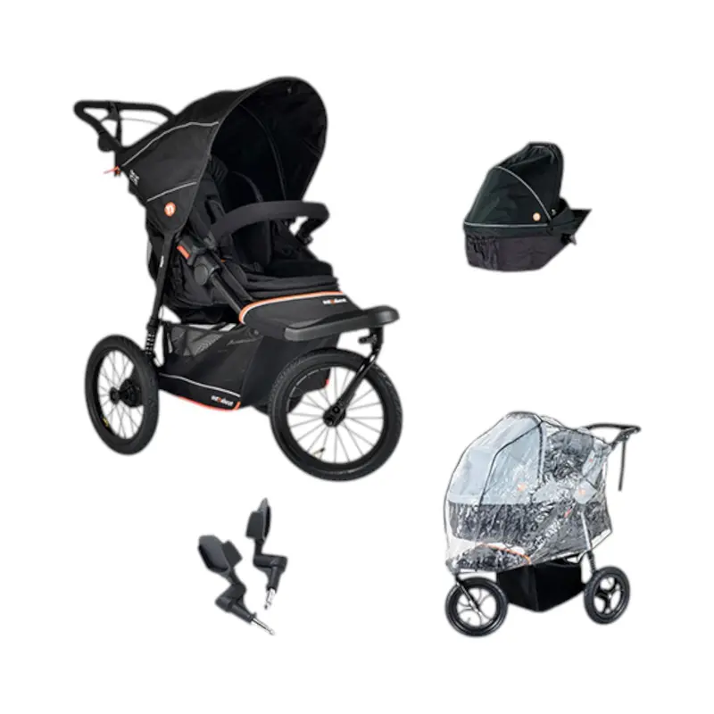 Out N About Nipper V6 Plus Newborn Bundle In Summit Black 1