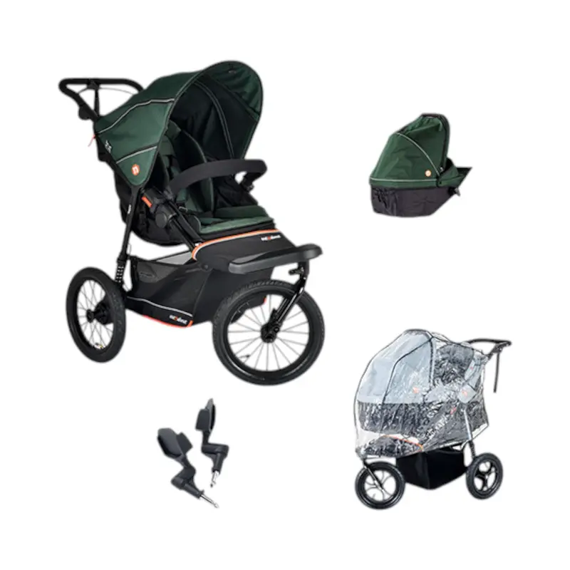 Out N About Nipper V6 Plus Newborn Bundle In Sycamore Green 1