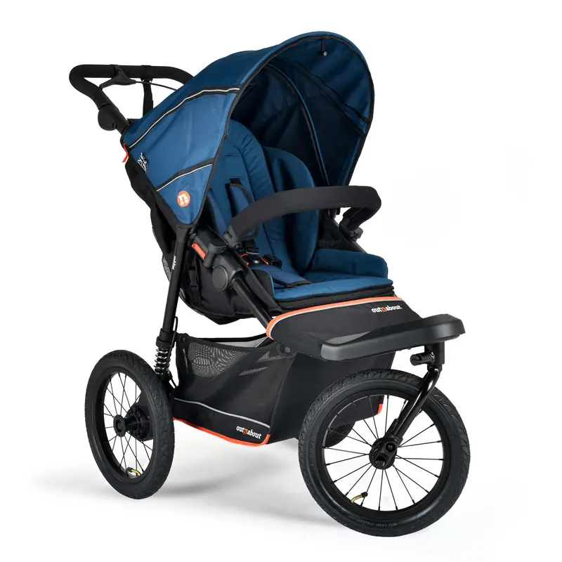 Out N About Nipper V6 Plus Switch Newborn Bundle In Highland Blue 2