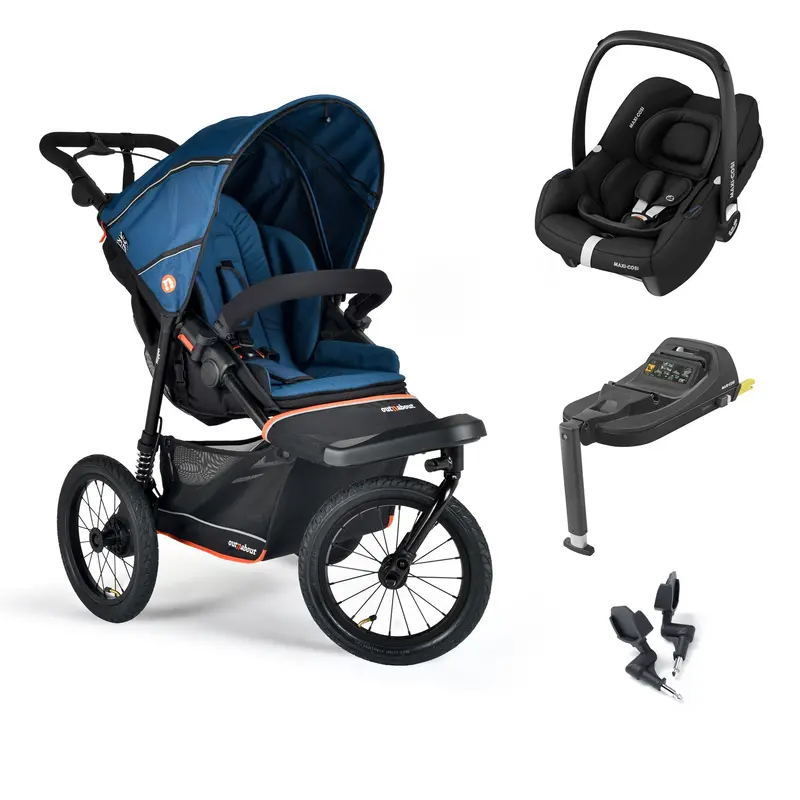 Out N About Nipper V6 Plus Travel System In Highland Blue 1