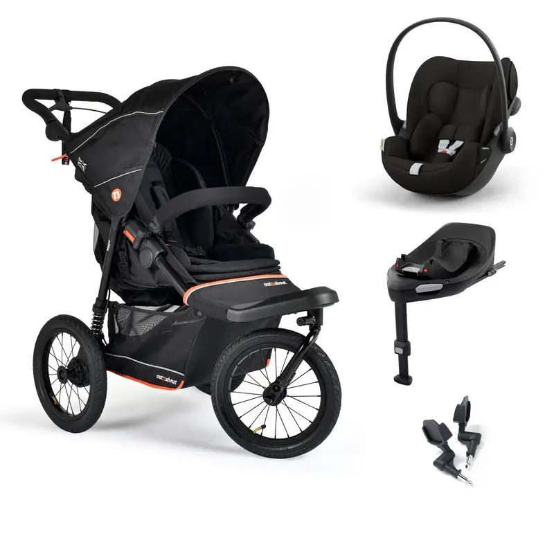 Out N About Nipper V6 Plus Travel System In Summit Black 2