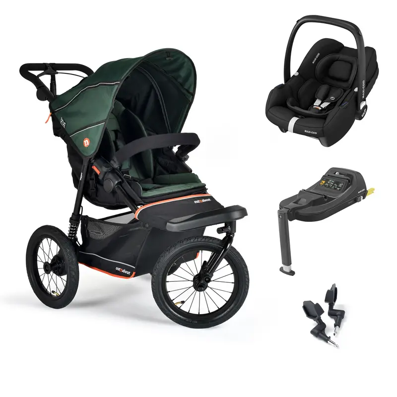 Out N About Nipper V6 Plus Travel System In Sycamore Green 1