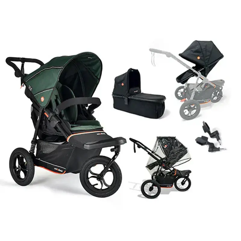 Out N About Nipper V6 Switch Newborn Bundle In Sycamore Green 1