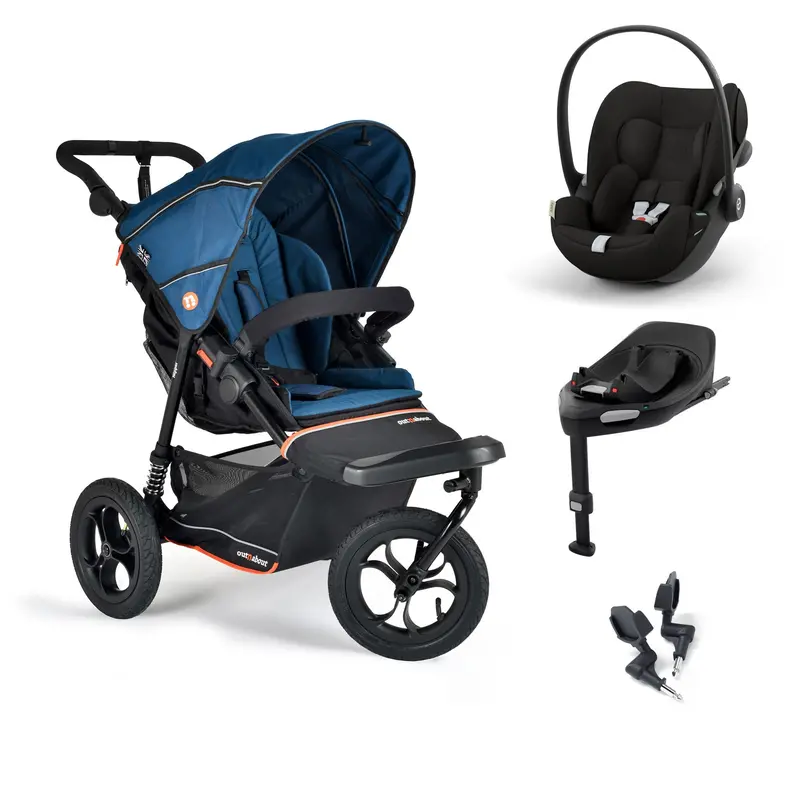 Out N About Nipper V6 Travel System In Highland Blue 2