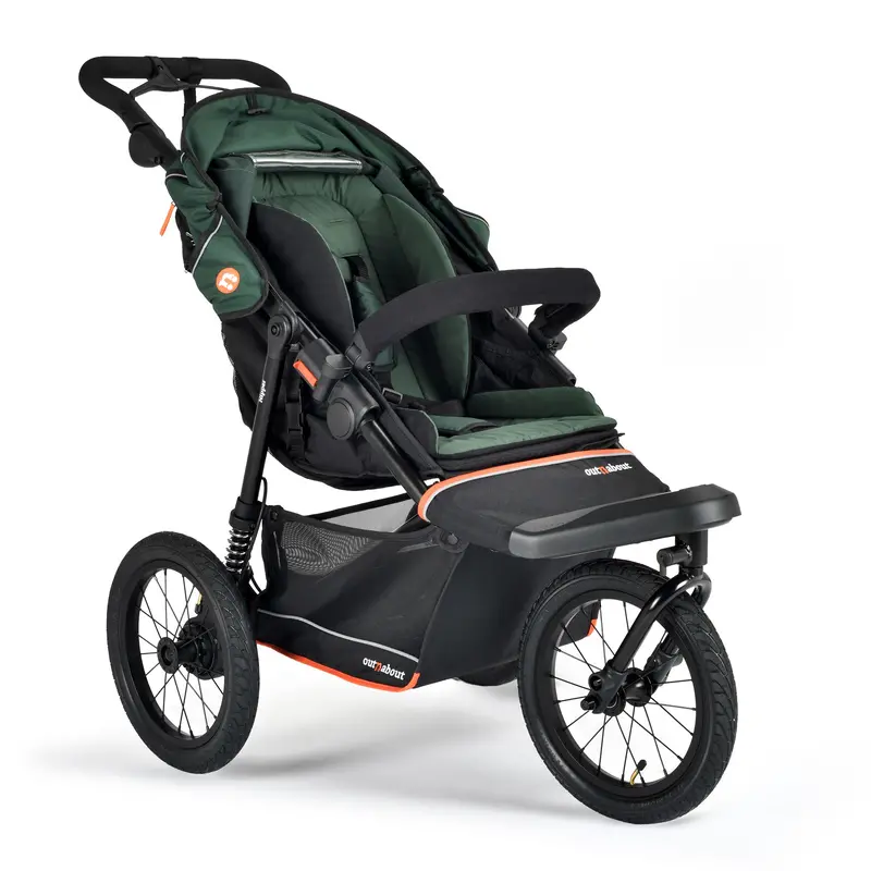 Out N About Single Nipper V6 Plus In Sycamore Green 2