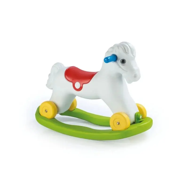 Outlet - Dolu Rocking Horse With Wheels Big Box - Multicolour 1