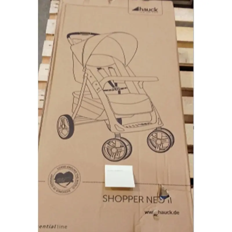 Outlet - Hauck Shopper Neo Ii Pushchair - Caviar/Silver 2