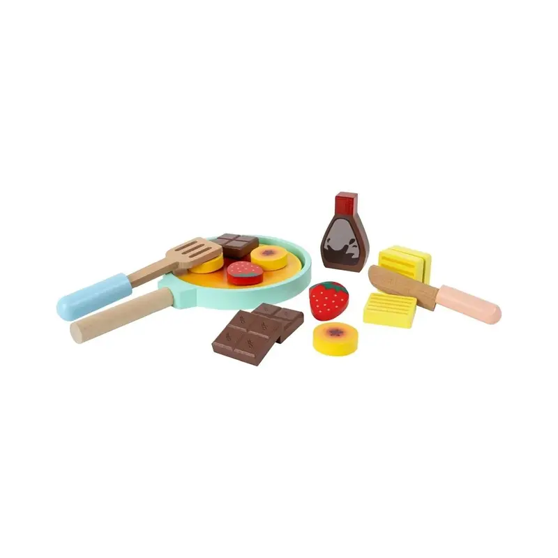 Owl & Fox Wooden Imagination Kitchen Pancake Set 1