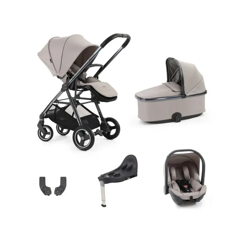 Oyster Gravity+ Stroller 5 Pcs Bundle - Stone 1