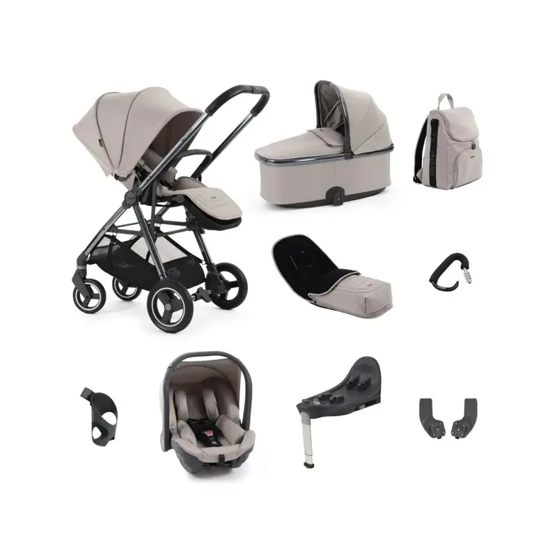 Oyster Gravity+ Stroller 9 Pcs Bundle - Stone 1