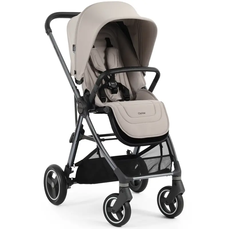 Oyster Gravity+ Stroller In Stone 1