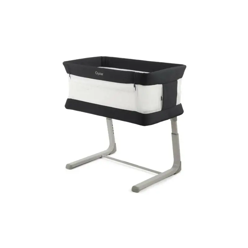 Oyster Wiggle Crib Co-Sleeper - Carbonite 1