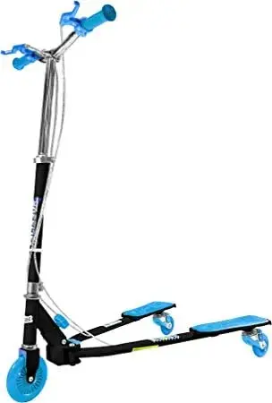 Ozbozz Scissor Scooter Black & Blue 2