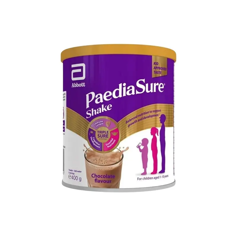 Paediasure Shake Chocolate Flavoured Nutritional Supplement Powder For Kids 400G 1