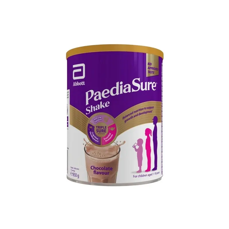 Paediasure Shake Chocolate Flavoured Nutritional Supplement Powder For Kids 850G 1
