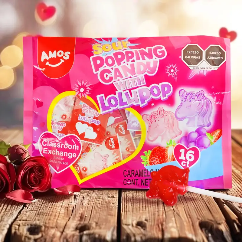 Paleta De Caramelo Popping, Amos 1
