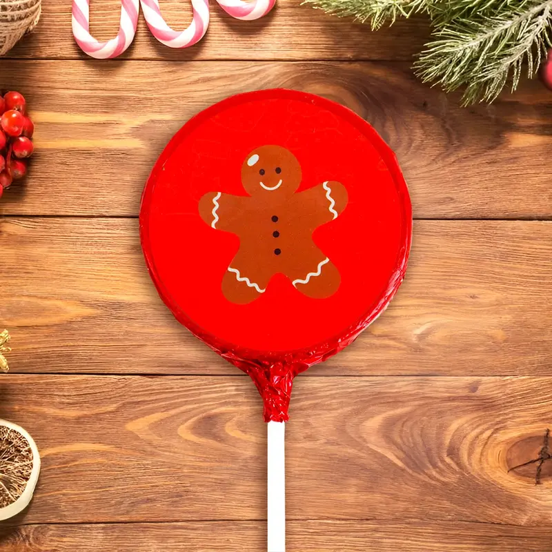 Paleta De Chocolate Con Envoltura, Galleta De Jengibre 2