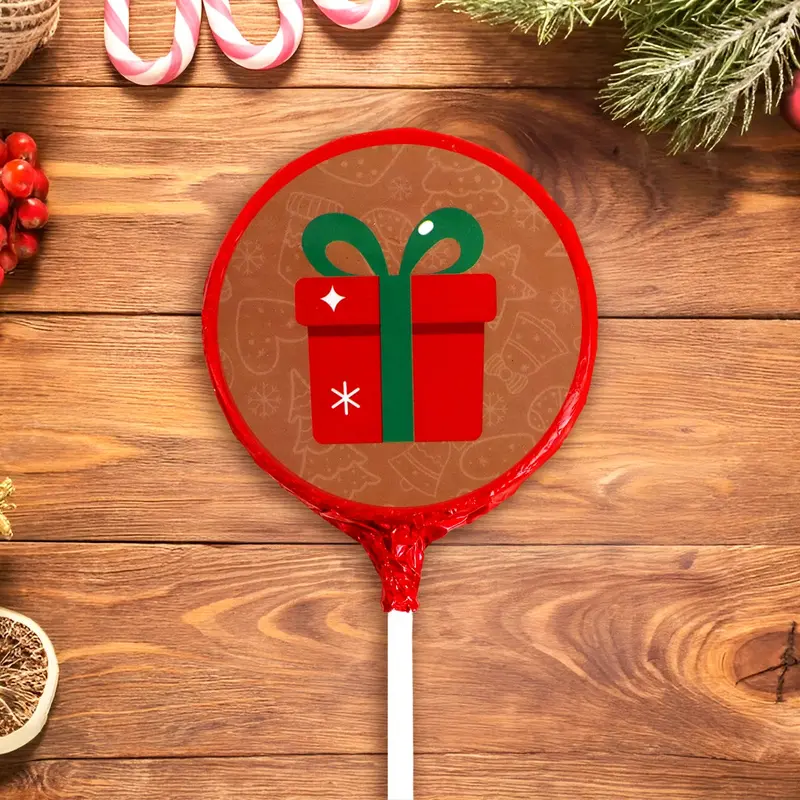 Paleta De Chocolate Con Envoltura, Regalo 2