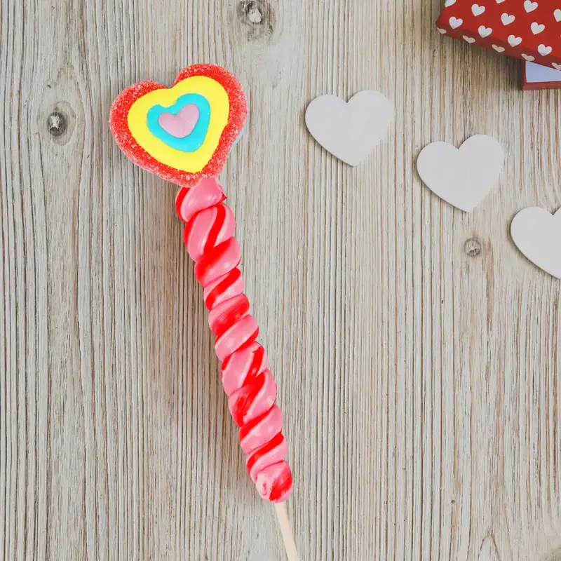 Paleta De Gomita Y Caramelo, Corazón 2