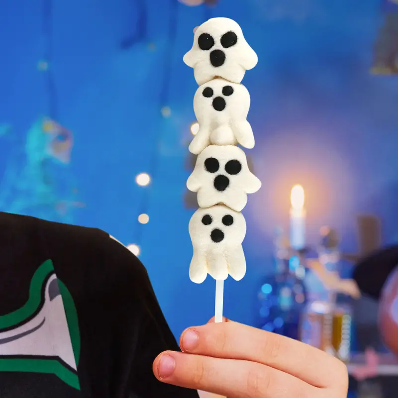 Paleta De Malvavisco Con Diseño De Fantasma, 60Gr. 1