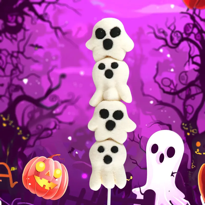 Paleta De Malvavisco Con Diseño De Fantasma, 60Gr. 2