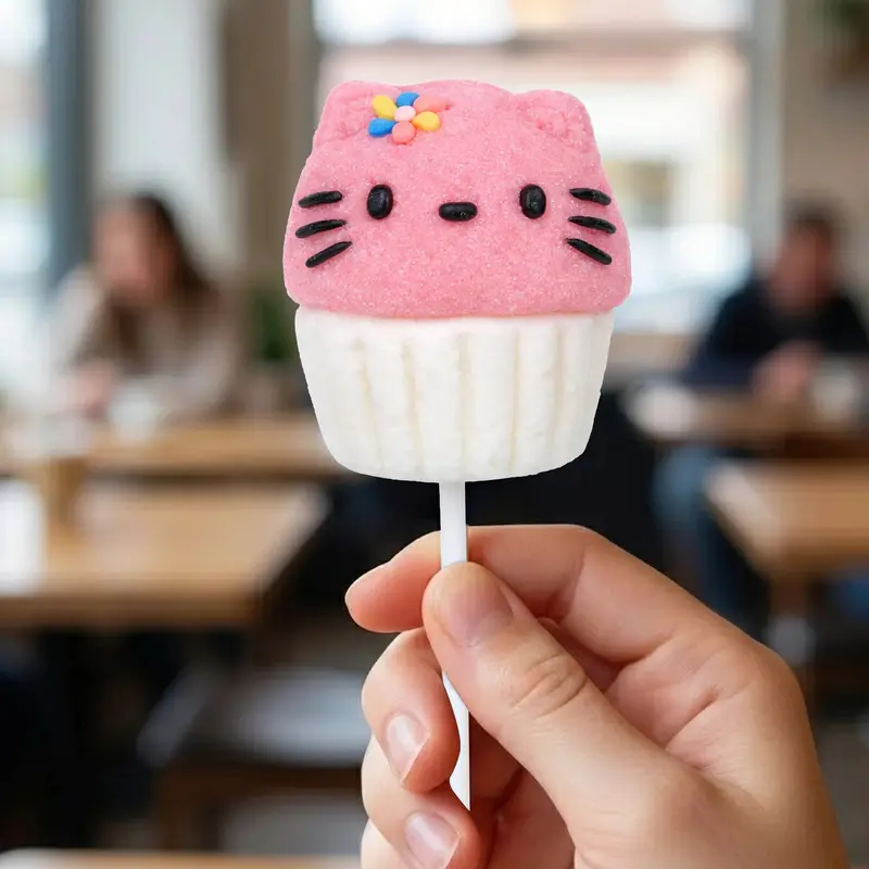Paleta De Malvavisco, Gato 1