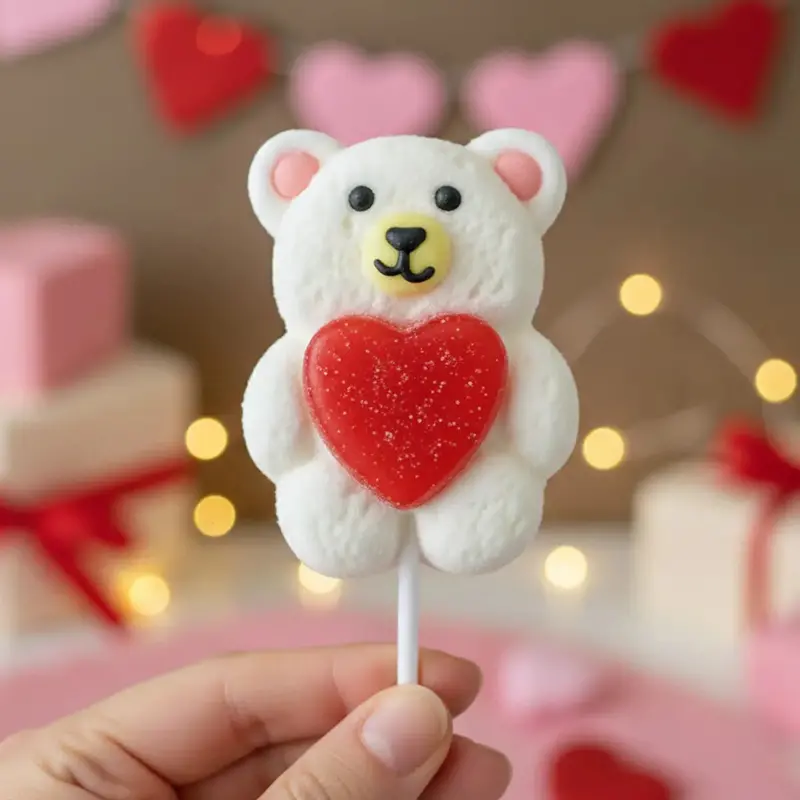 Paleta De Malvavisco, Oso Con Corazón 1