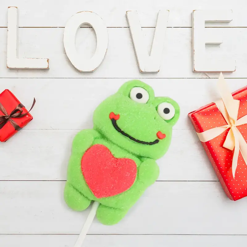 Paleta De Malvavisco, Rana Con Corazón 2
