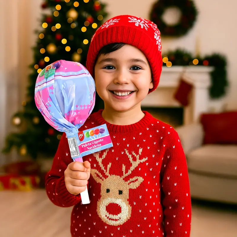 Paleta Jumbo Navideña, 64 G 1