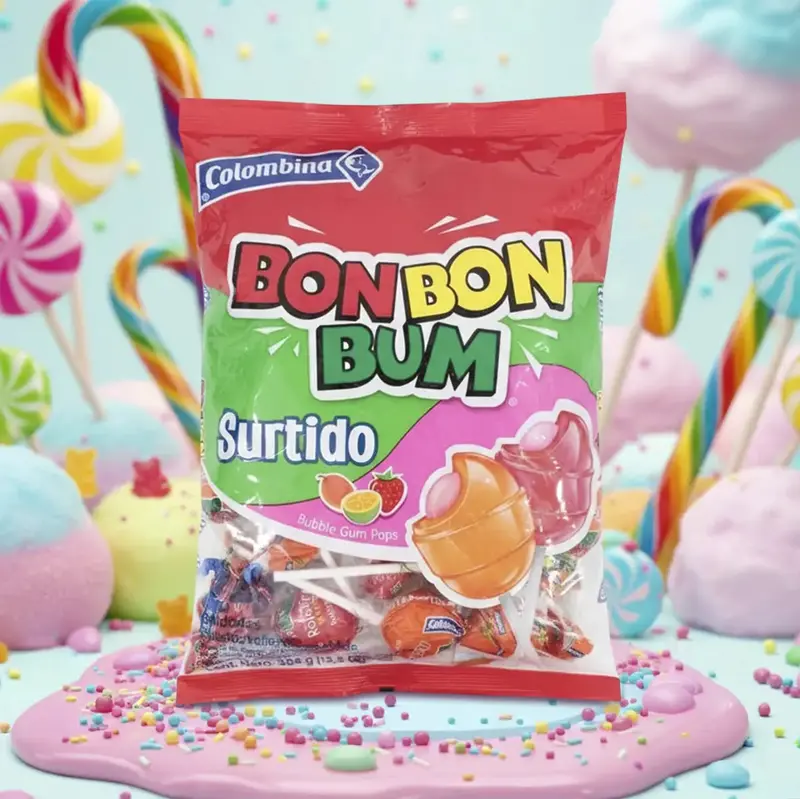 Paletas Bon Bon Bum Colombina, 384 G 1