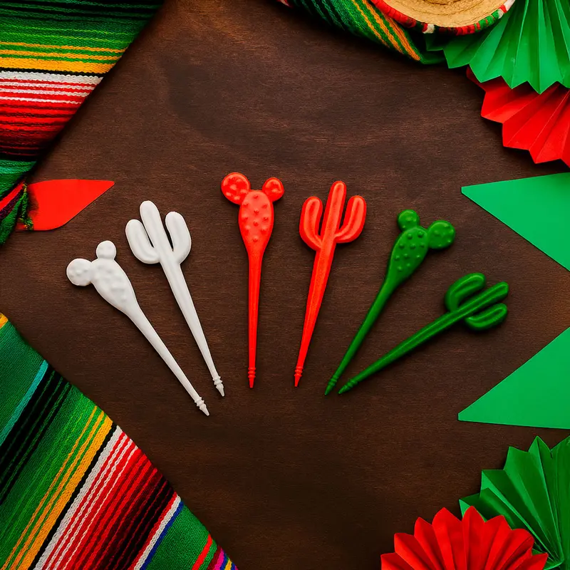 Palillos Botaneros, Diseño Cactus, Fiestas Patrias 2