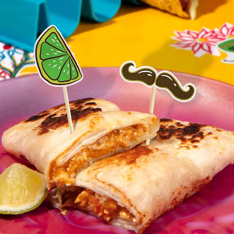 Palitos Botaneros, Diseño De Fiestas Patrias, 4 Pzas 1