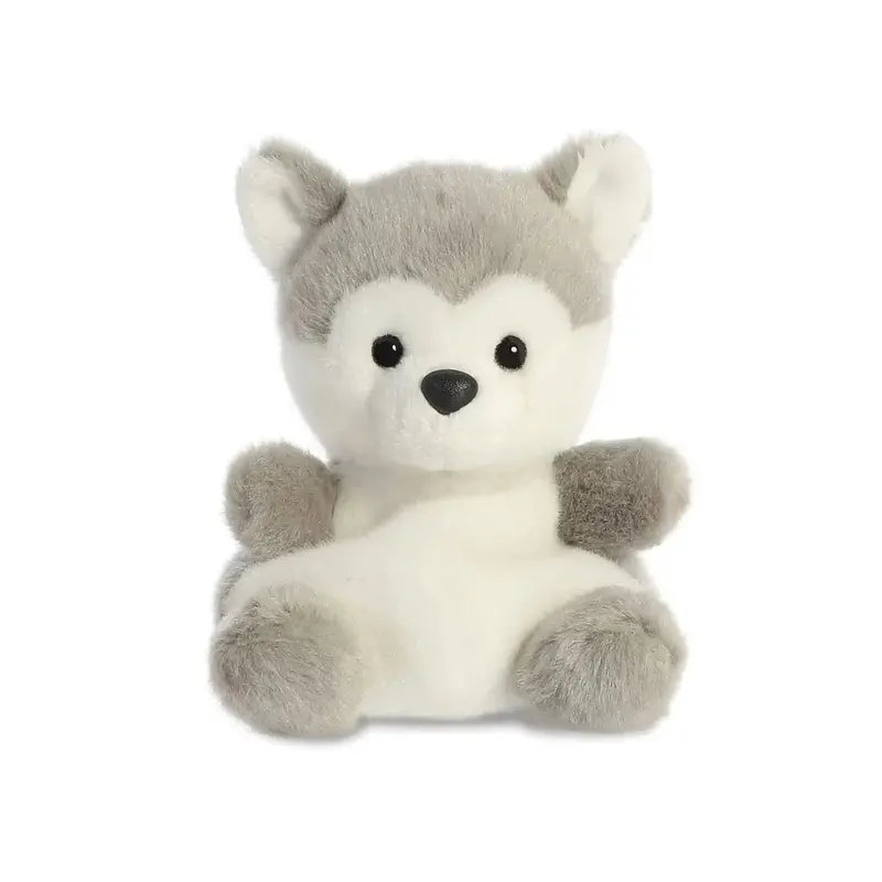 Palm Pals Busky Husky Soft Toy 12Cm 1