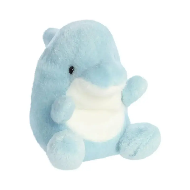 Palm Pals Clicks Dolphin Soft Toy 12Cm 2