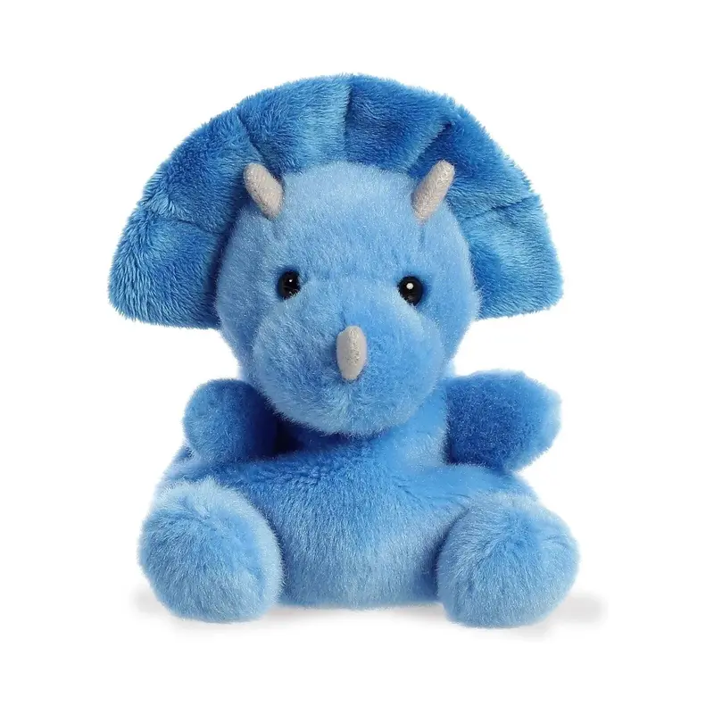 Palm Pals Tank Triceratops Soft Toy 12Cm 1