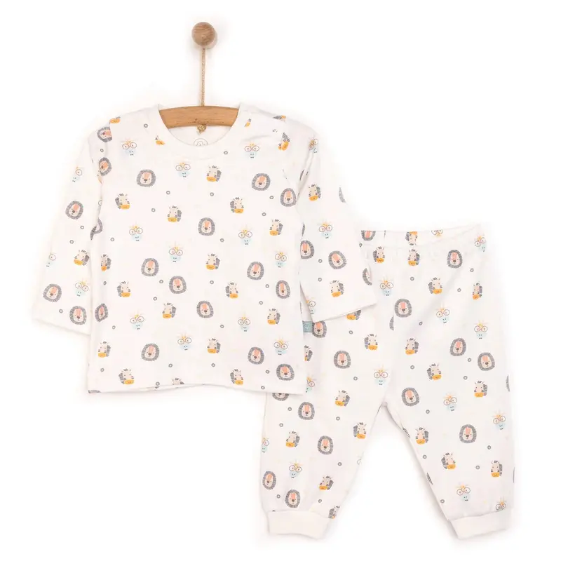 Pambuliq Baby Boy Long Sleeve Pyjamas Set - Dark Yellow 1