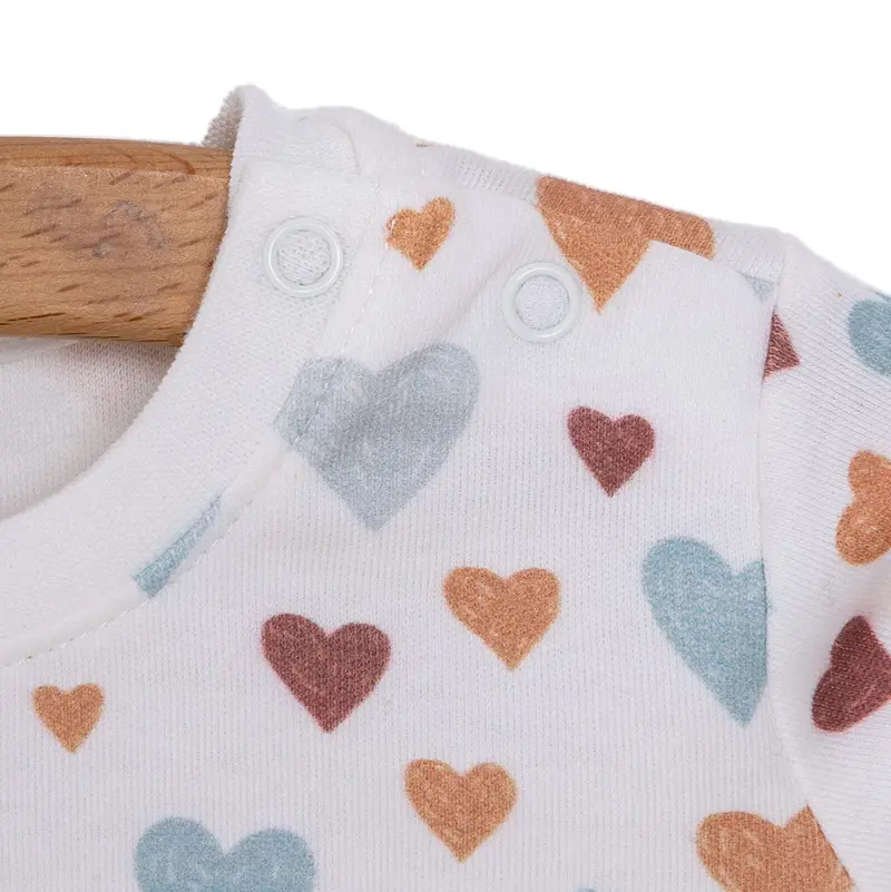 Pambuliq Baby Girl Long Sleeve Pyjamas Set - Beige 5