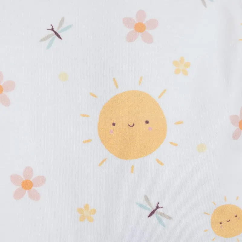 Pambuliq Baby Girl Long Sleeve Pyjamas Set - Light Yellow 6