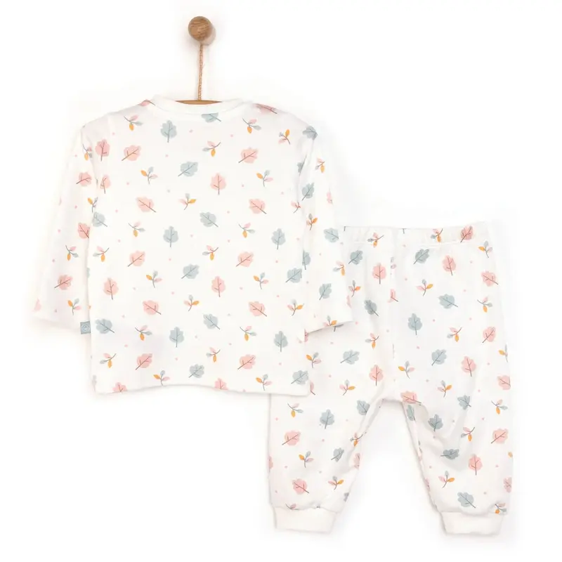 Pambuliq Baby Girl Long Sleeve Pyjamas Set - Pink 2