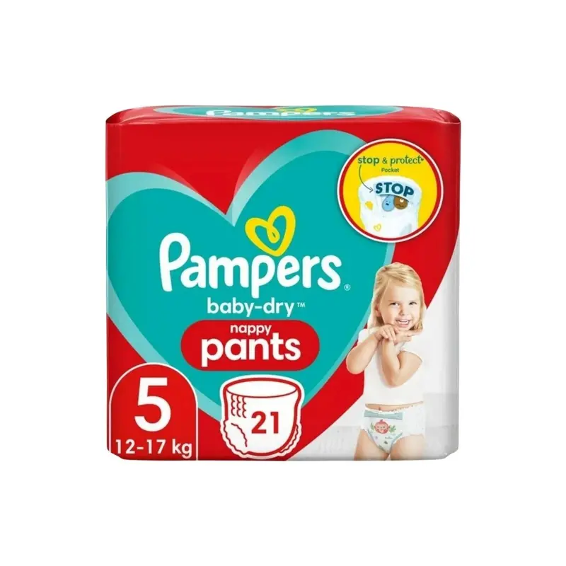 Pampers Baby Dry Pants Size 5 - 21 Nappies 1