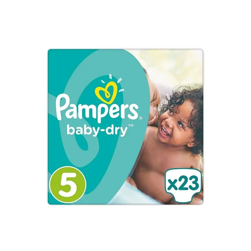 Pampers Baby Dry Size 5 Carry Pack - 23 Nappies 1