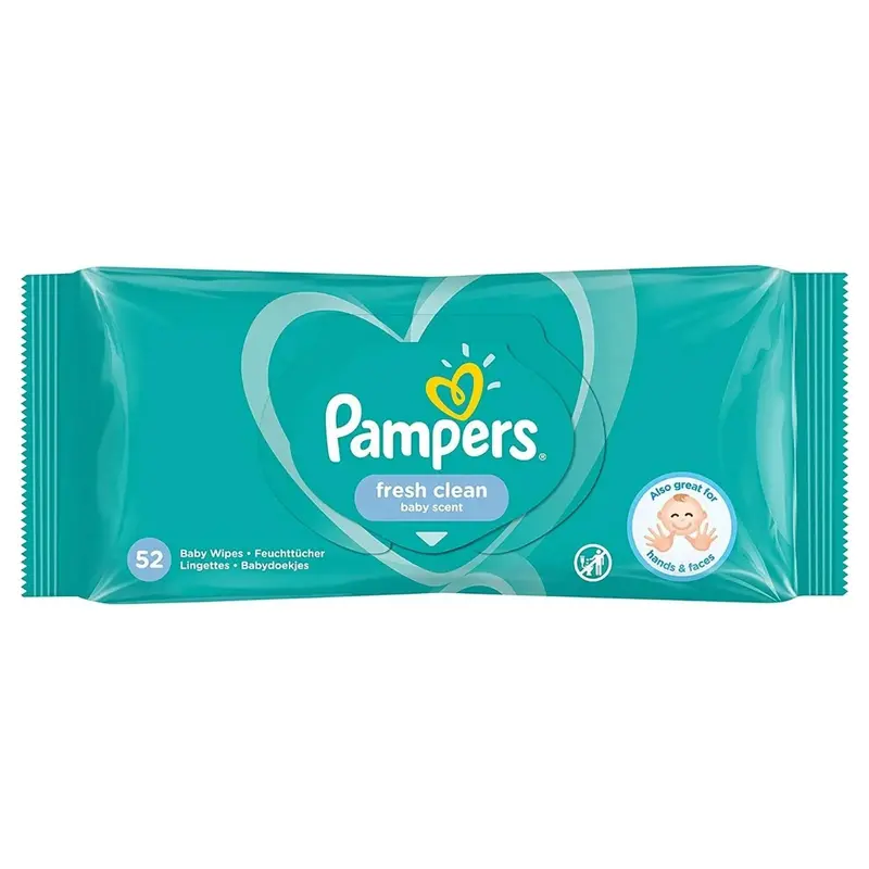 Pampers Baby Wipes Scented 52 Pcs 1